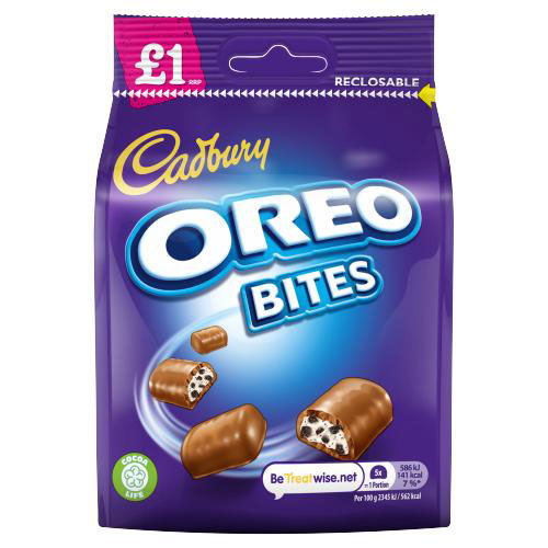 Cadbury Oreo Bites Bag £1 95g 