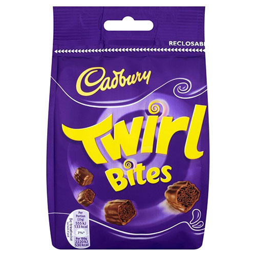 Cadbury Twirl Bites Chocolate Bag 109g