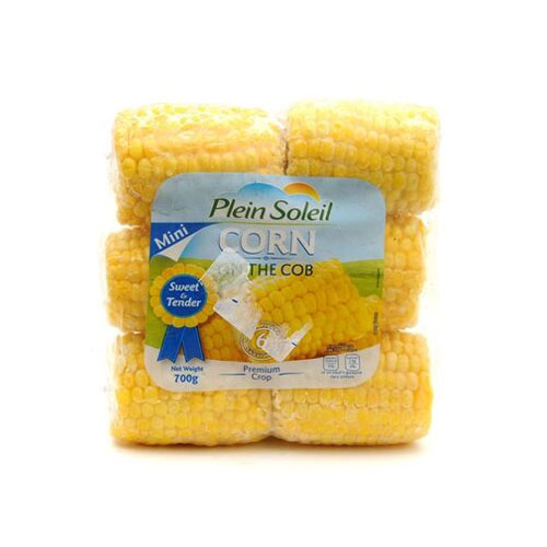 PLEIN SOLEIL FROZEN MINI CORN ON THE COB 6 EARS 700 G
