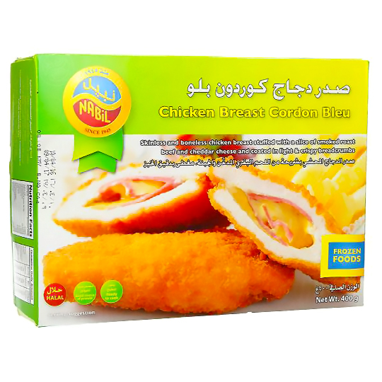 Nabil - Chicken Breast Breaded Cordon Bleu 400 gm 