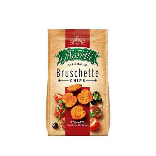 Maritti Toasted Bread Rings Flavored With Tomatoes,Olives&Oregano 70gm